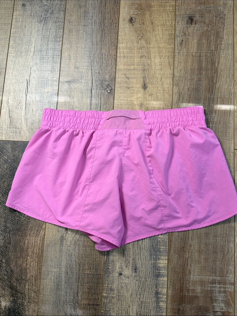 Nike Women's Dri-FIT Mid-Rise Pink Athletic Lined Shorts Rear Pocket Size XL - Picture 6 of 11